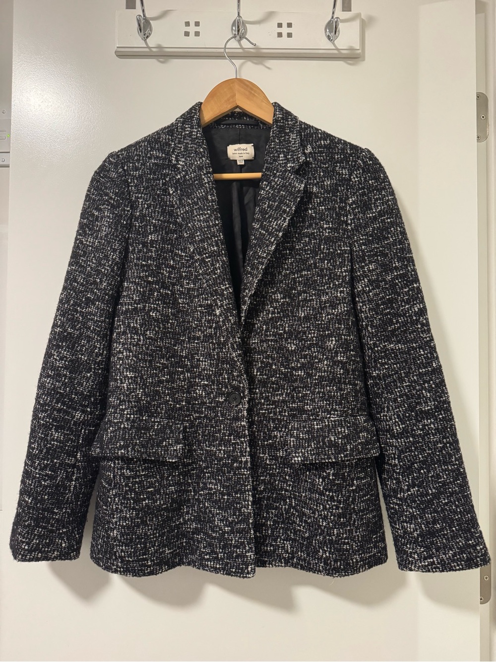 Wilfred Aritzia Tweed Wool Blazer Size 2 #418749